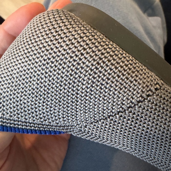 Rothy's Point Birdseye Gray flat size 8 washable sustainable - Picture 2 of 12